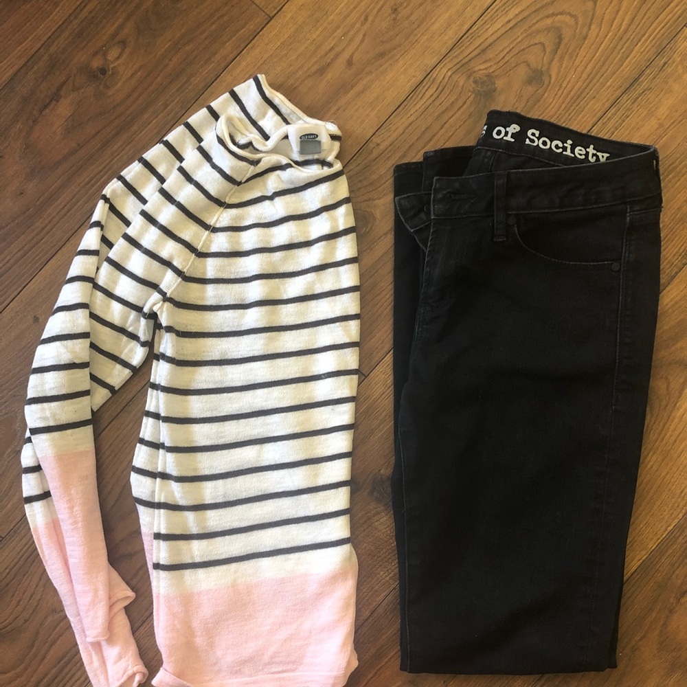 Articles of society black skinny jeans